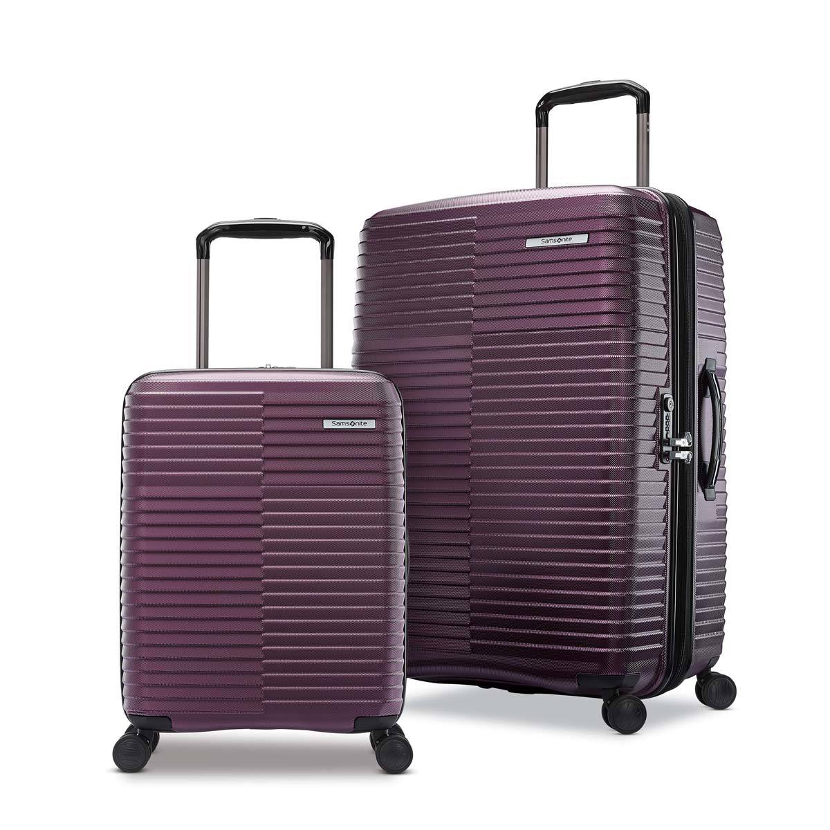 Samsonite StackIT 2 Piece Hardside Suitcase Set, Purple Costco UK
