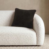 Mon Chateau Brown Tweed Faux Fur Cushion, 50 x 50 cm Mon Chateau Brown Tweed Faux Fur Cushion, 50 x 50 cm