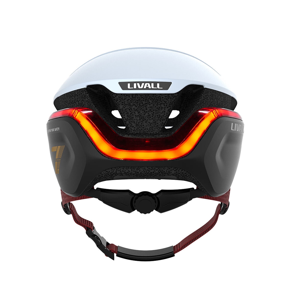 image for livall helmet in snow white