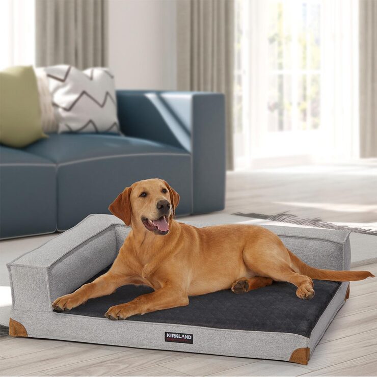Kirkland Signature Medium Bolster Bed in Tweed, 28"x 36"x 9" Kirkland Signature Medium Bolster Bed in Tweed, 28"x 36"x 9"