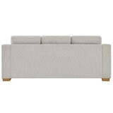 Thomasville Dillard Grey Fabric Corner Sofa with Reversible Chaise