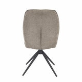 Indus Valley Cavella Ceramic Extending Dining Table + 4 Beige Chairs