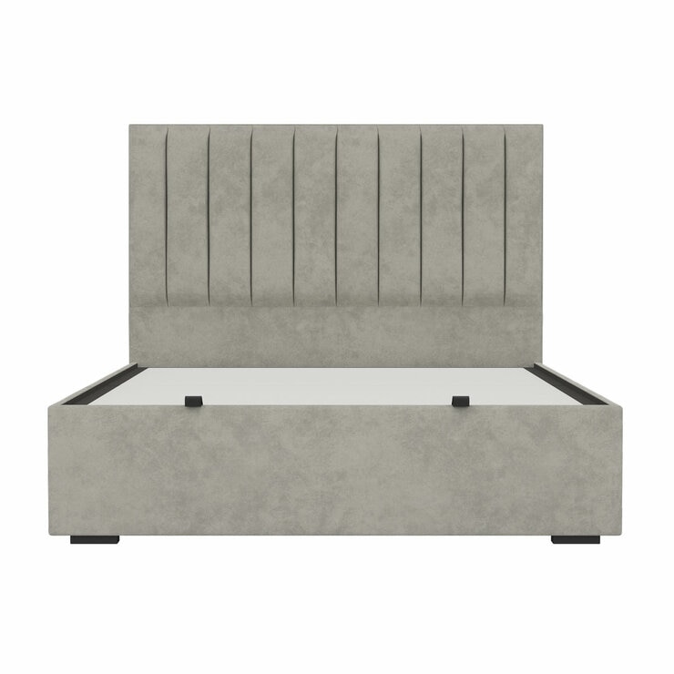 Highgrove Swift Grey Fabric Full Ottoman Bed Frame in 3 Sizes