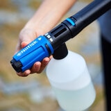 lifestyle image of pressure washer