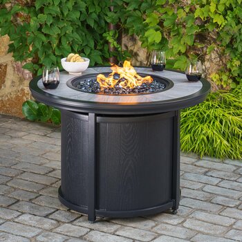 SunVilla Woodcrest 36" (91cm) Fire Table + Cover