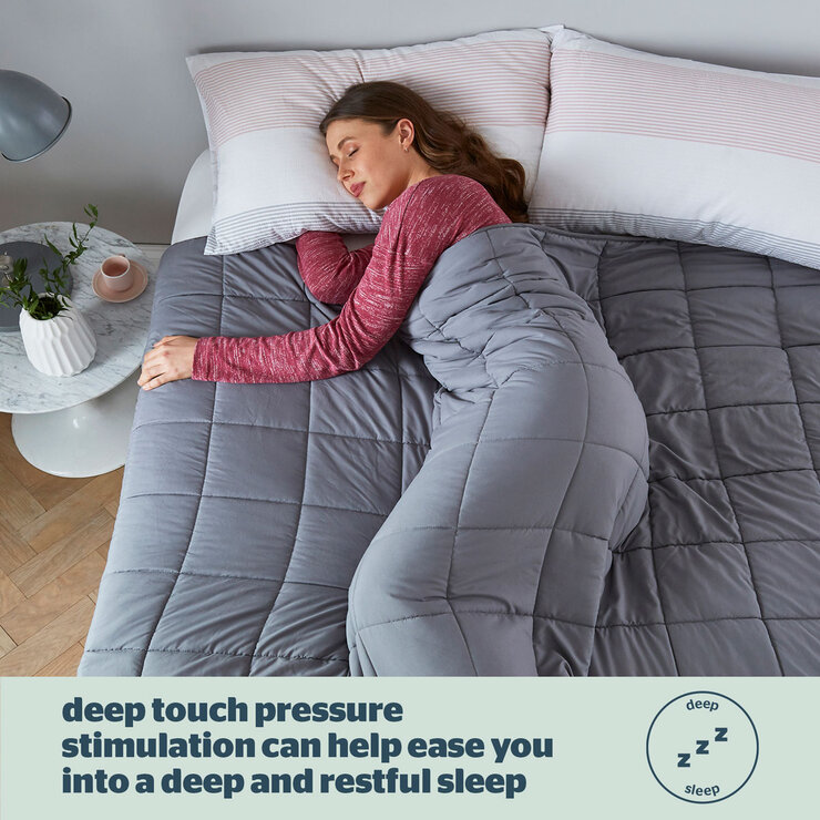 Silentnight Wellbeing Adult Weighted Blanket, 6.8kg