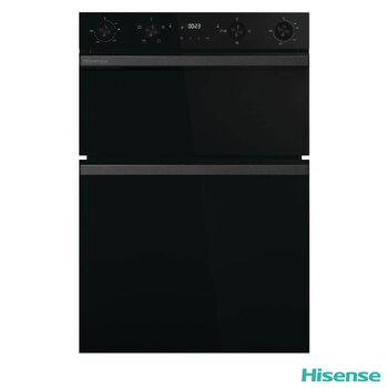 Hisense Hi6 BID914221CDBG Electric Built-in Double Oven, A Rated in Black
