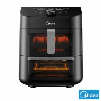 Midea Dual Basket Air Fryer 11L , MAF112B0BPKW Midea Dual Basket Air Fryer 11L , MAF112B0BPKW