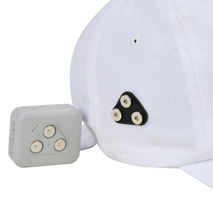 Hisooth H3 Hair Regroth Scalp Massage Cap with LED Light in White, size Large