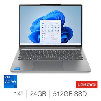 Lenovo IdeaPad Slim 5, Intel Core i7, 24GB RAM, 512GB SSD, 14 Inch Laptop, 83HR0096UK
