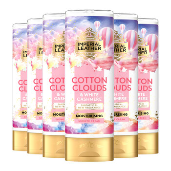 Imperial Leather Cotton Clouds Shower Gel, 6 x 500ml