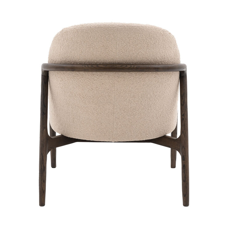 Gallery Allegra Taupe Fabric Armchair