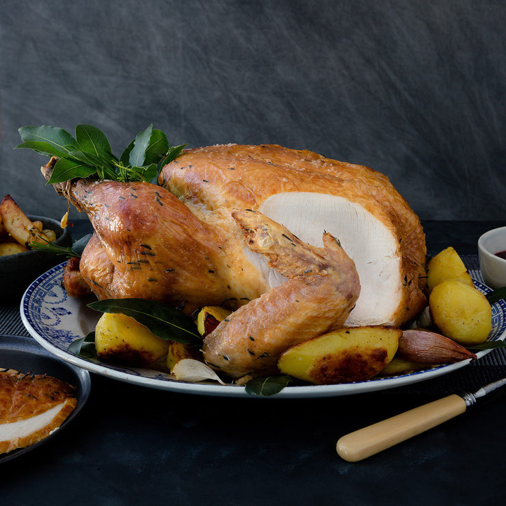 Jimmy's Farm Free Range Rustic Bronze Thanksgiving Turkey, 5kg Minimum Weight (Serves 8-12 people) Jimmy's Farm Free Range Rustic Bronze Thanksgiving Turkey, 5kg Minimum Weight (Serves 8-12 people)