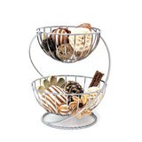 Mesa 2 Tier Yardley Helix Chrome Basket