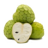 Selection of Cherimoya with 1 cut in half