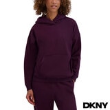 DKNY Sport Women's Fleece Hoodie in Purple