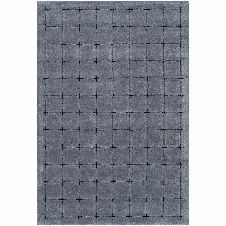 Livabliss Brook Grey Wool Rug, In 2 Sizes Livabliss Brook Grey Wool Rug, In 2 Sizes