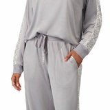 DKNY Women's Plush Lounge Set in Grey DKNY Women's Plush Lounge Set in Grey