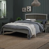 Bentley Designs Whitby Scandi Oak & Grey Bed Frame, King