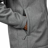 Kirkland Signature Men's Sherpa Lined Softshell Jacket in Grey