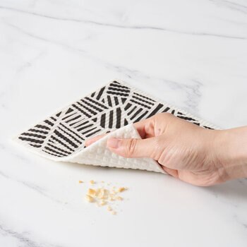 Evergrace Home Swedish Dishcloth 12 Piece Set, in Black