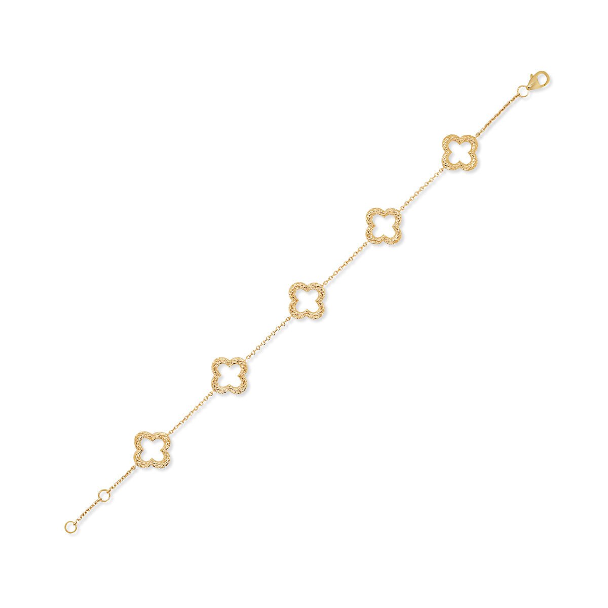 1.00ctw Round Brilliant Cut Diamond Bracelet, 14ct Yellow Gold