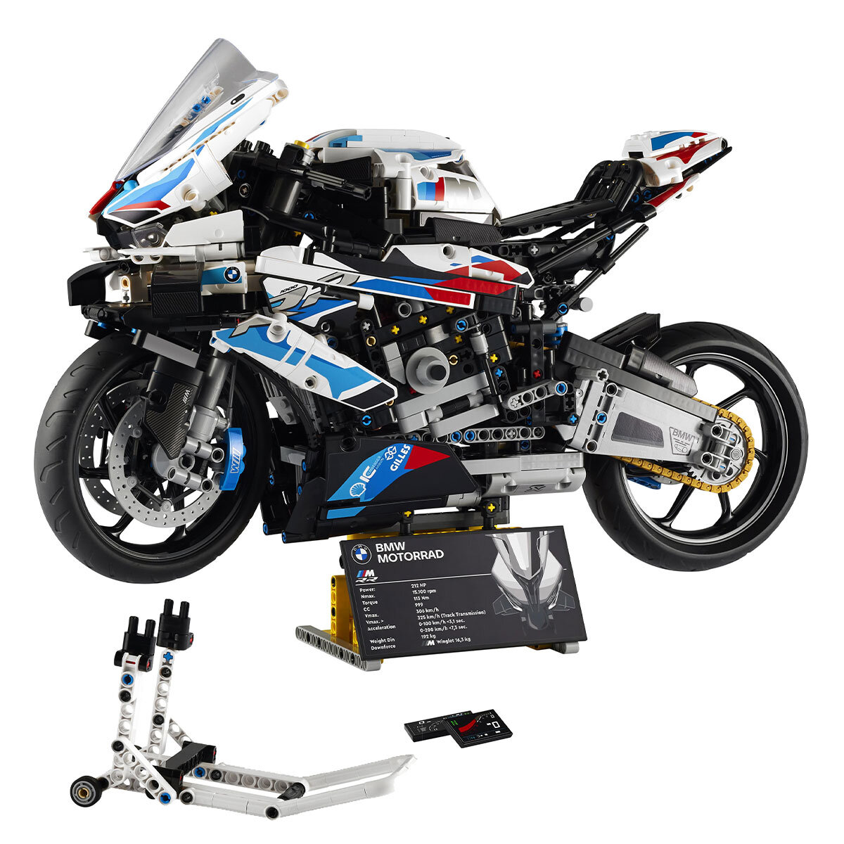 LEGO Technic BMW M 1000 RR 42130 Motorcycle Model Kit for Adults, Build and  Display Motorcycle Set with Authentic Features, Motorcycle Gift Idea 