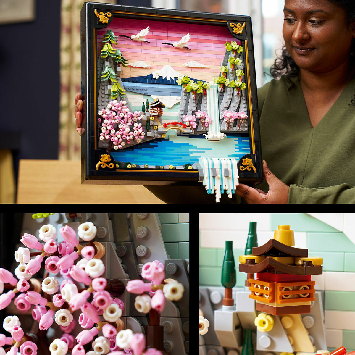 LEGO Art Japanese Cherry Blossom Landscape - Model 31218 (18+ Years)