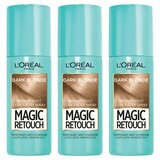 L'Oreal Magic Retouch Instant Root Concealer Spray, 3 x 75ml in Dark Blonde