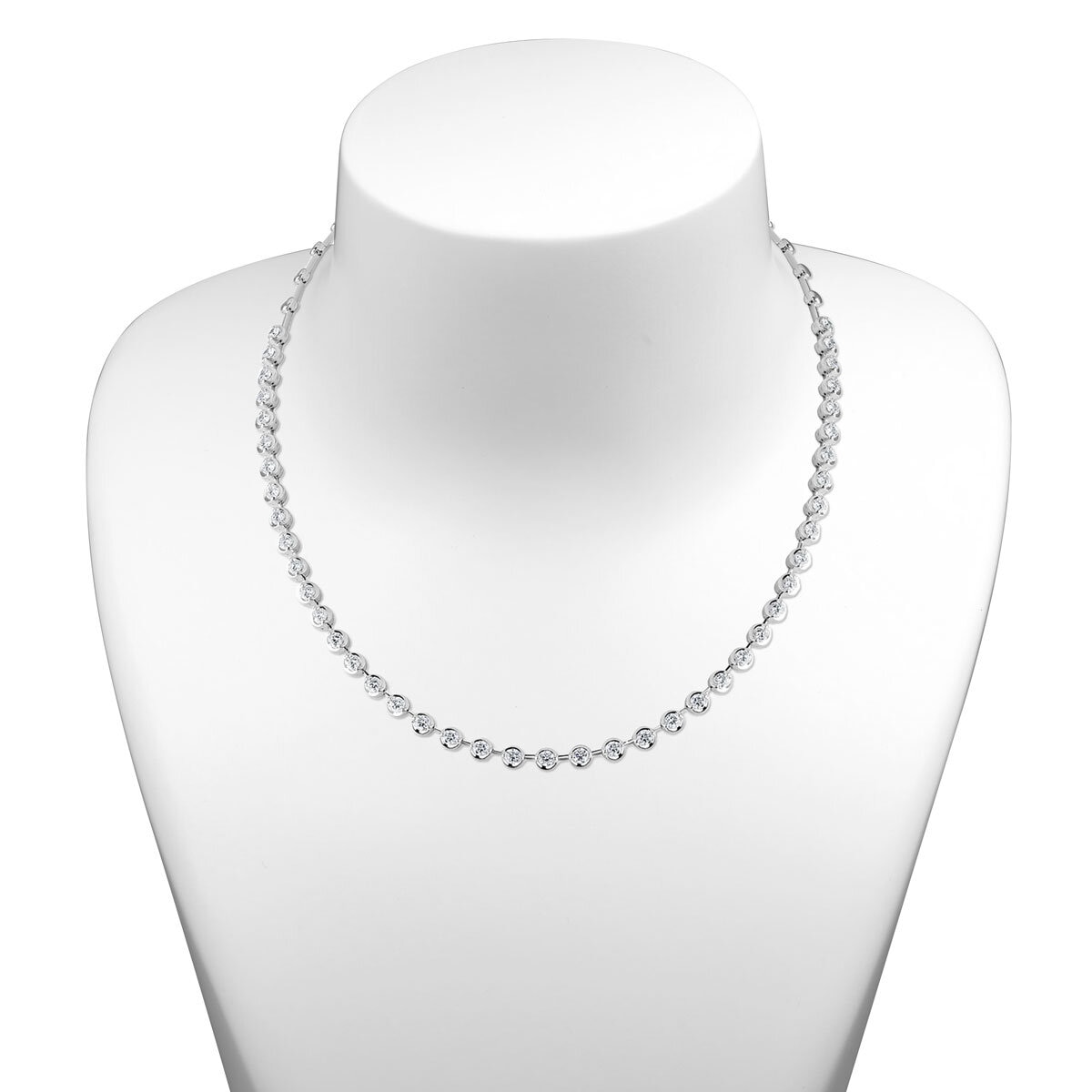 3.00ctw Diamond Necklace on Bust
