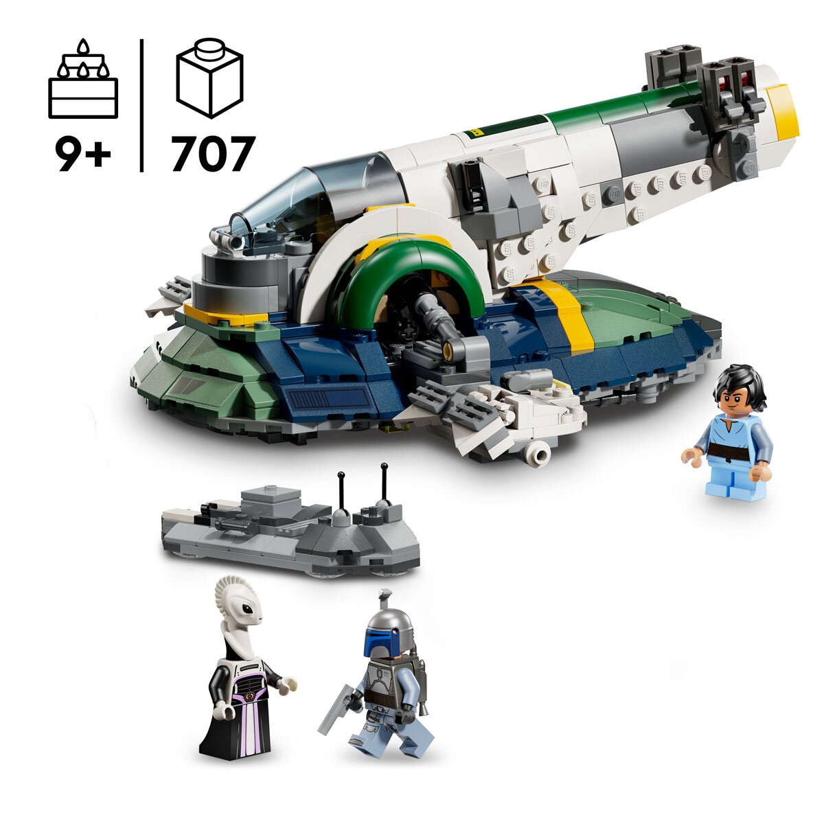 LEGO Star Wars™ Jango Fett's Starship - Model 75433 (9+ Years)