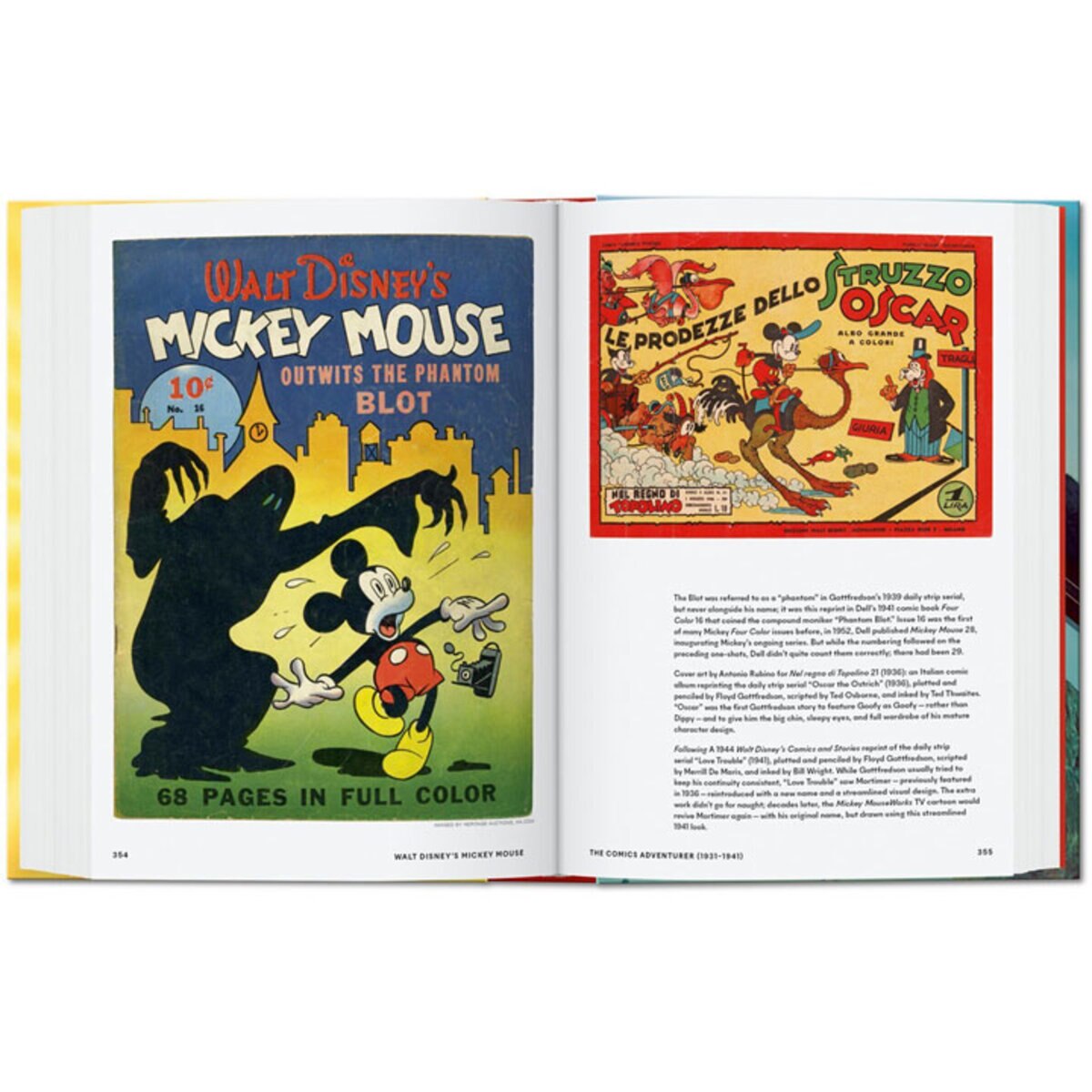 Mickey Mouse page spread