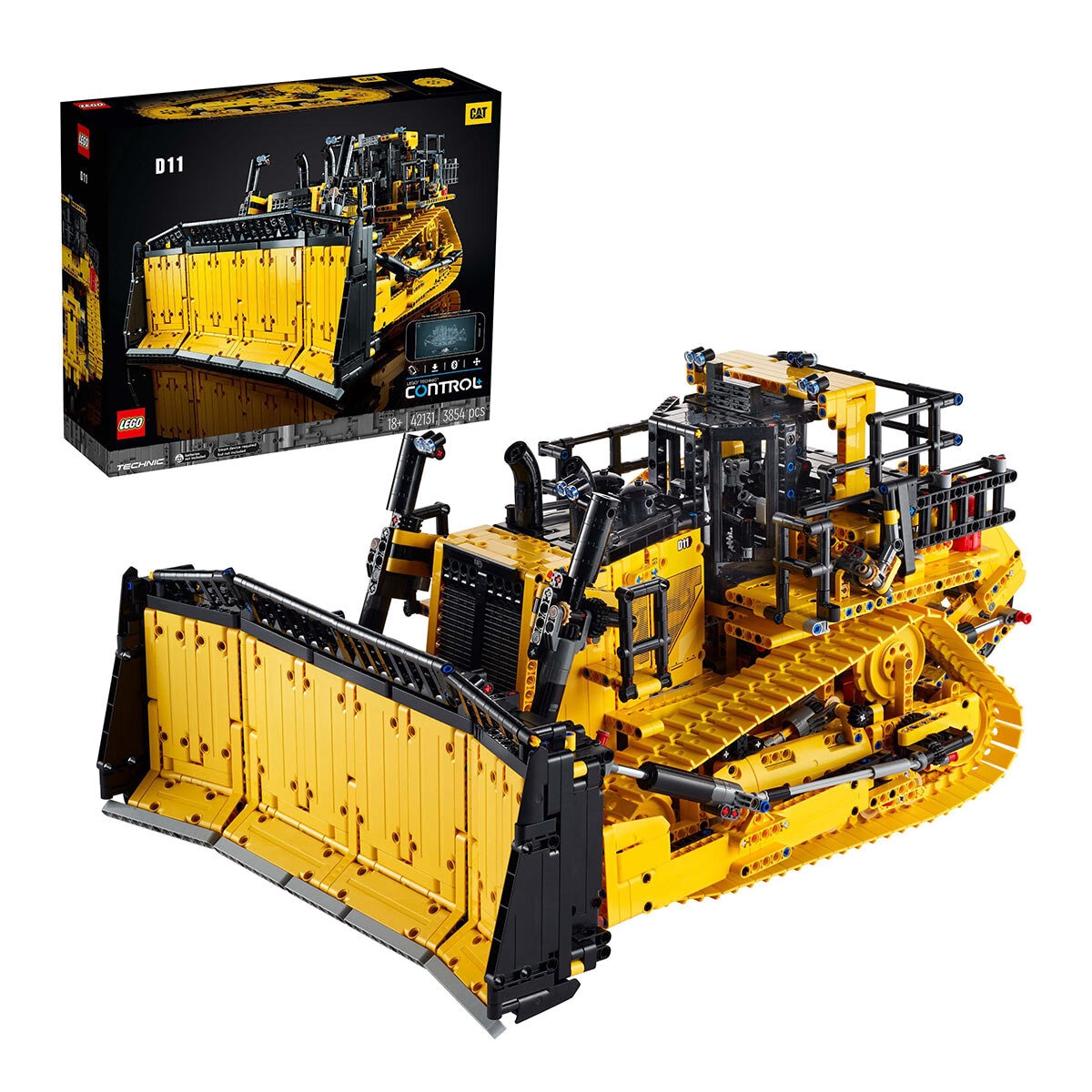 LEGO Technic App-Controlled Cat D11T Bulldozer - Model 42131 (18+ Years)