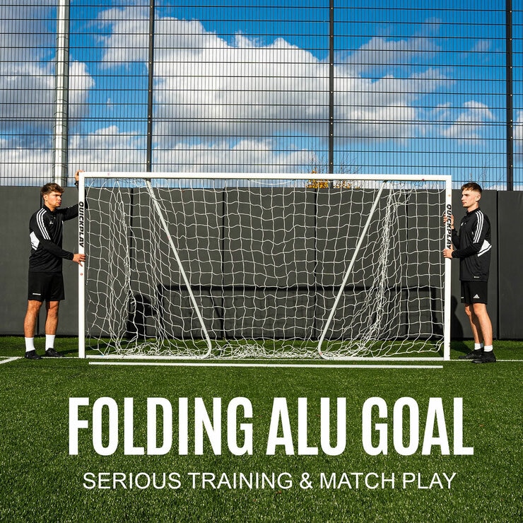 Lifestyle image showing the goal, folded Lifestyle image showing the goal, folded