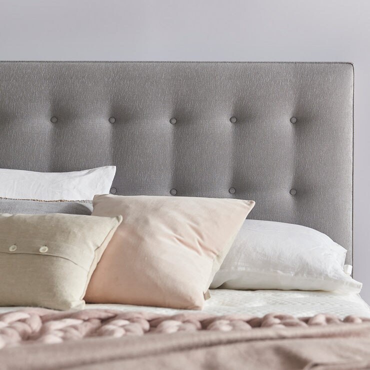 Silentnight Goya Grey Fabric Headboard, Double Costco UK