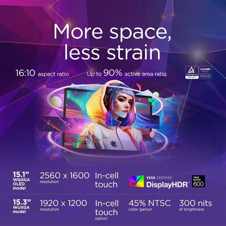 Lenovo IdeaPad Slim 3, Qualcomm Snapdragon X, 16GB 1TB SSD, 15.3 Inch Laptop, 83N8