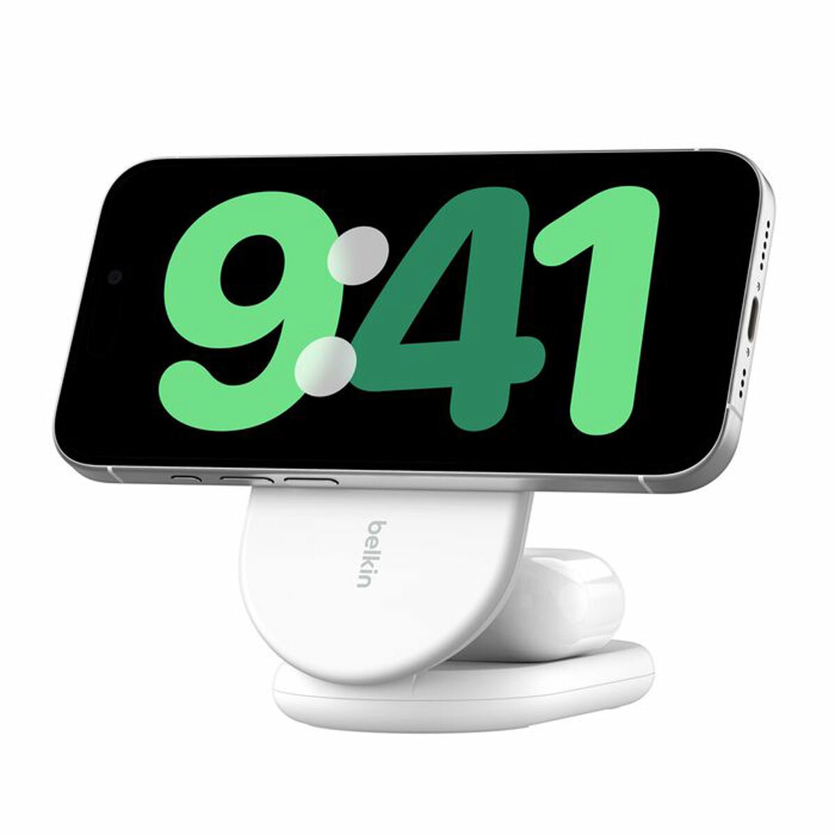 2-in-1 Magnetic Foldable Wireless Charger with Qi2 15W