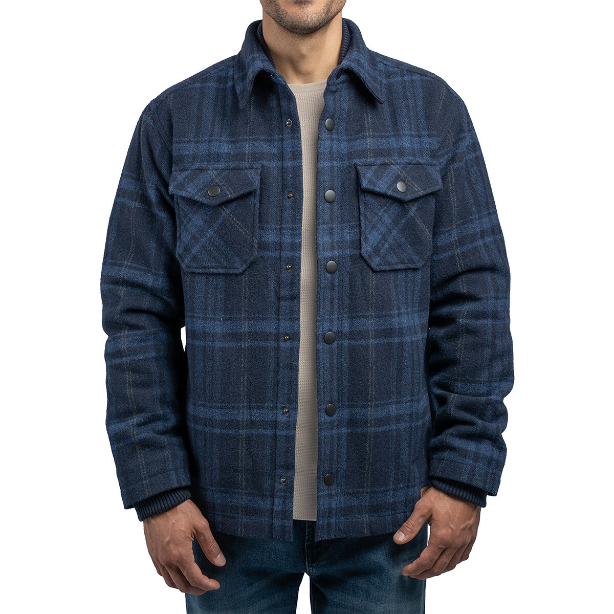 Jachs Men's Wool Blend Shacket