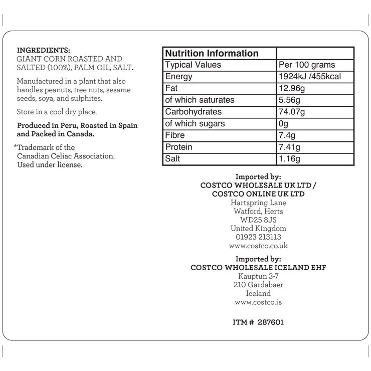 Nutritional Information