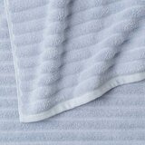 Welhome Bumpy Texture 100% Cotton Bath Towel in Blue, 76 x 147 cm