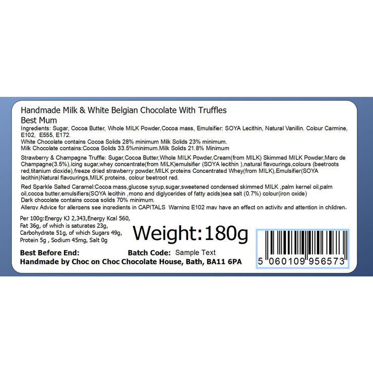 Choc on Choc Best Mum Chocolate Truffles, 200g Choc on Choc Best Mum Chocolate Truffles, 200g