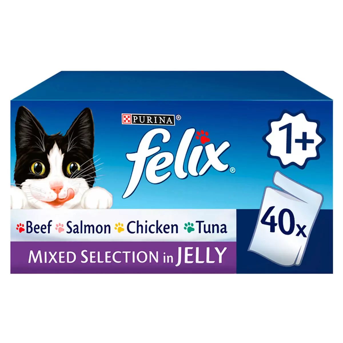 Felix Cat Pouches Chicken In Jelly 100g (20 Pouches) : : Pet  Supplies