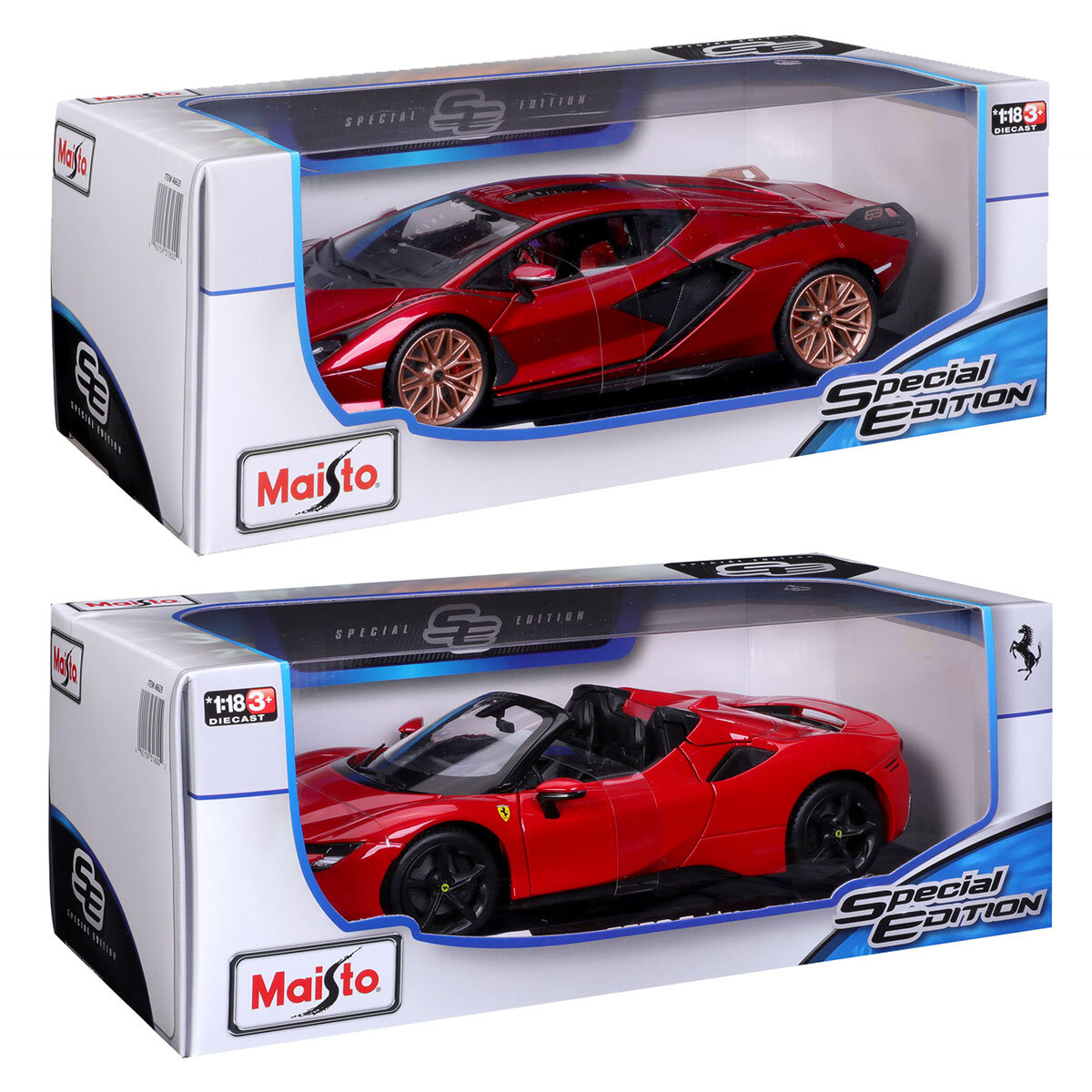 Buy Maisto Cars Lamborghini & Ferrari Bundle Combined Box Image at Costco.co.uk