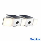Reolink 2K 4MP 150° Solar Ease Battery WIFI Floodlight Security Camera with Colour Night Vision - 2 Pack Reolink 2K 4MP 150° Solar Ease Battery WIFI Floodlight Security Camera with Colour Night Vision - 2 Pack