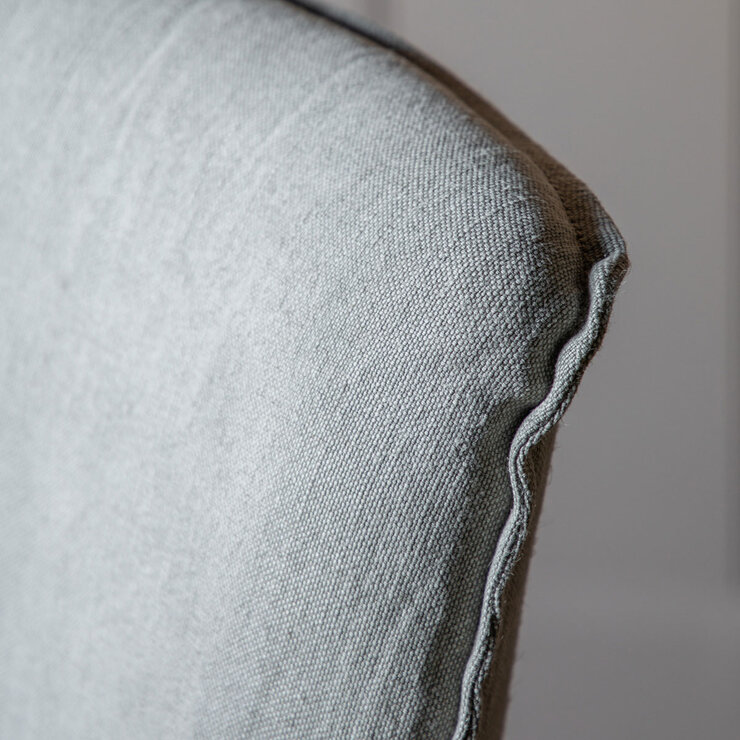 Tarnby Grey Linen Barstool 2pk