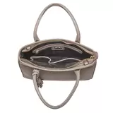 Osprey London Coast Leather Women's Grab Handbag, Taupe