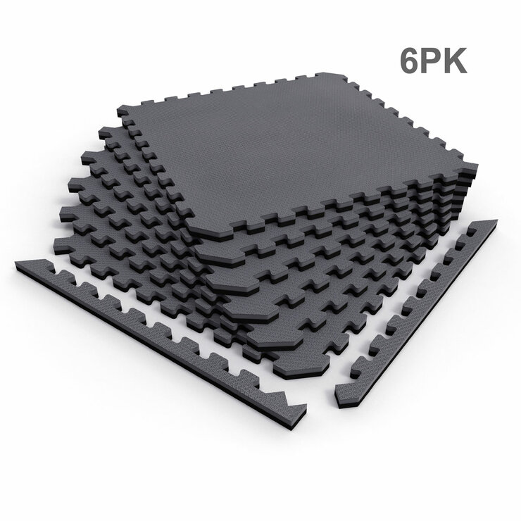 Norsk Reversible Foam Flooring, 6 Pack - 61 x 61cm (Total of 2.23m² Per Pack)
