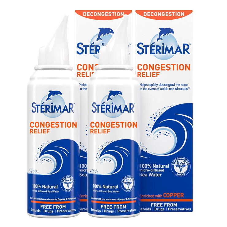 Sterimar Congestion Spray, 2 x 100ml Sterimar Congestion Spray, 2 x 100ml