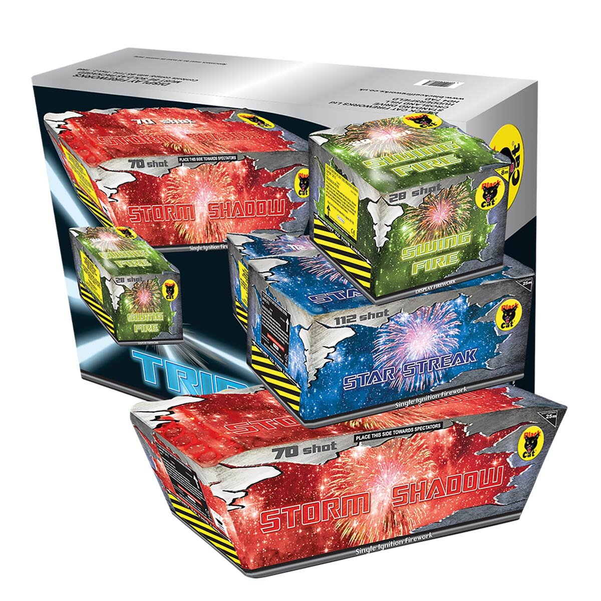 Black Cat Trident Single Ignition Fireworks Costco UK