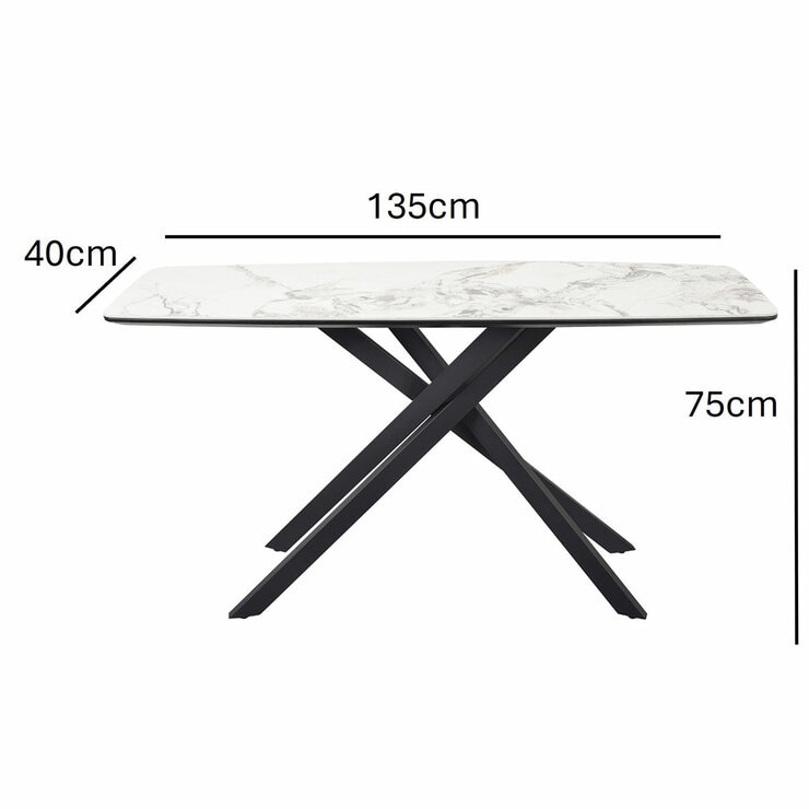 Indus Valley Reva Ceramic Console Table